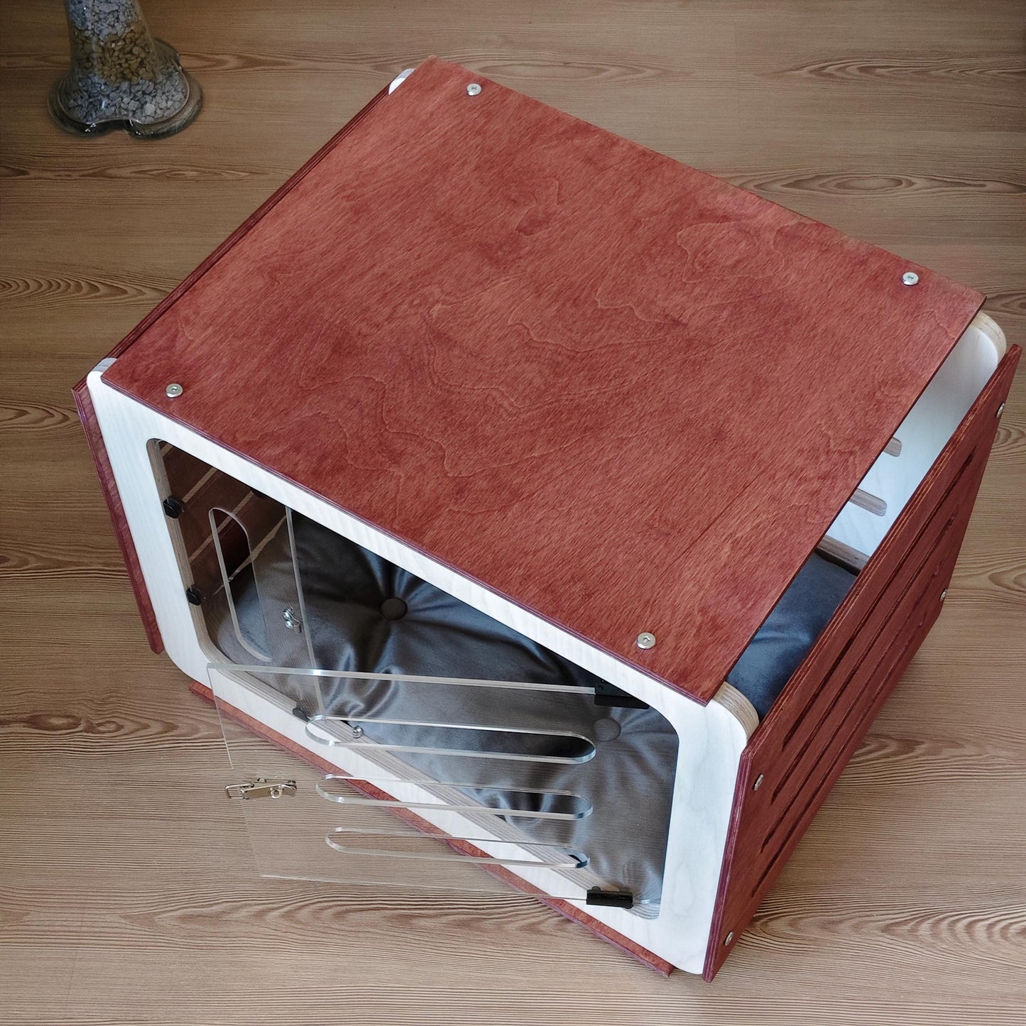 Handmade Dog House: Modern Indoor Dog Kennel
