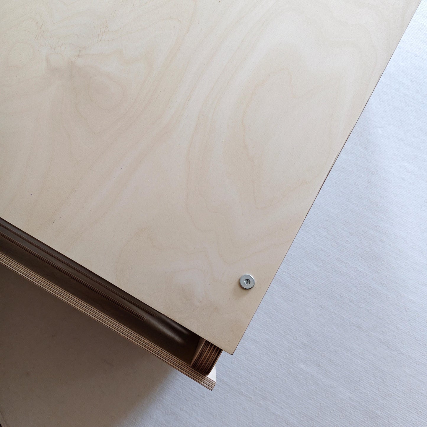 Modern Birch Plywood Dog House: Indoor Pet Crate Bed