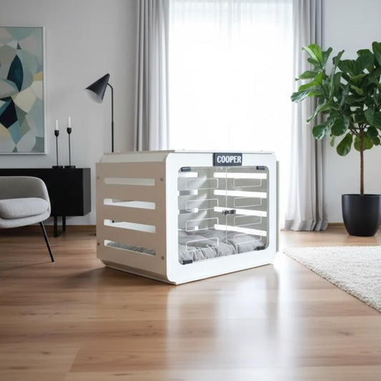 Wooden Dog House: Modern Indoor Pet House