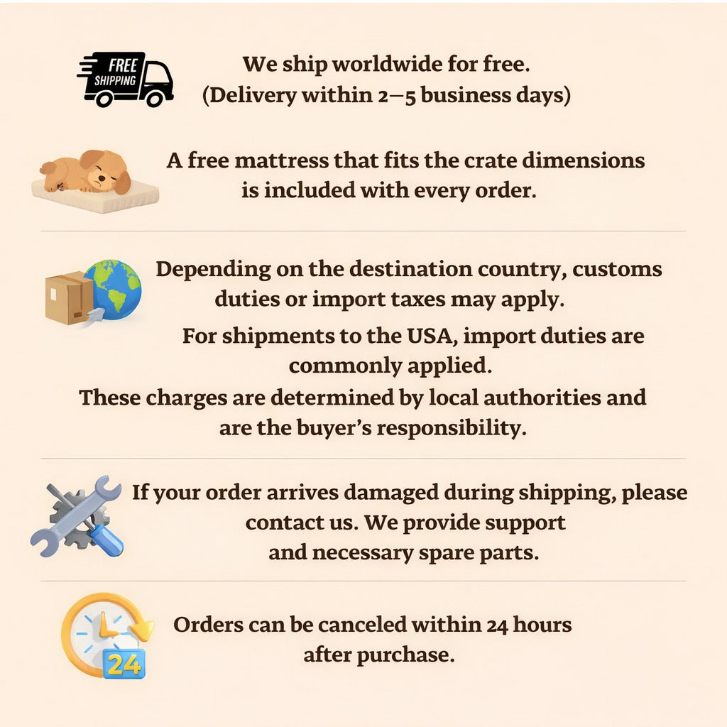 Modern Pet House: Indoor Dog Crate, Optional With Door