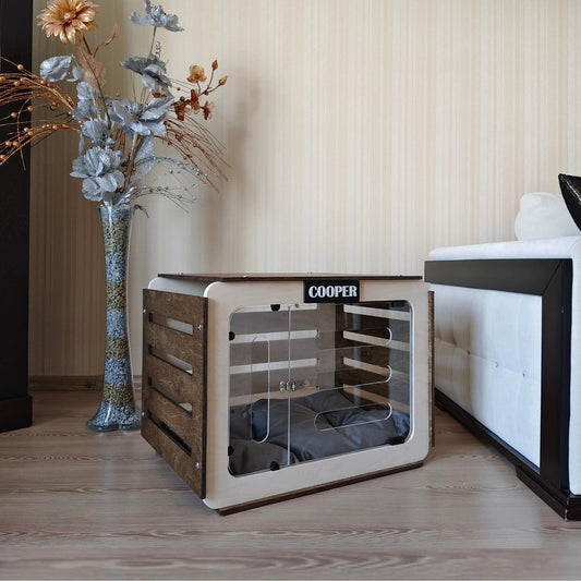 Handmade Dog Crate: Modern Indoor Dog Kennel, Pet House