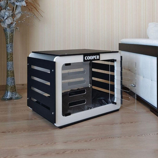 Handmade Dog Crate Furniture: Modern Indoor Pet House